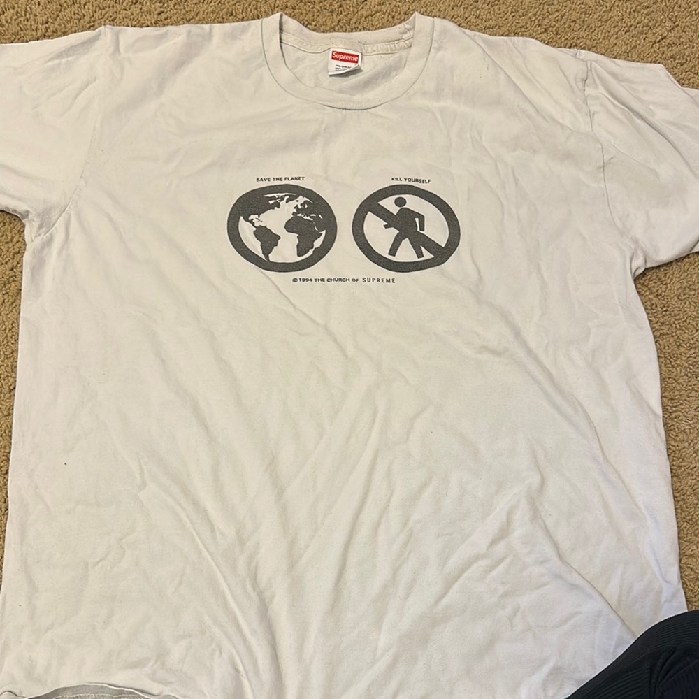 Supreme Save the Planet Tee